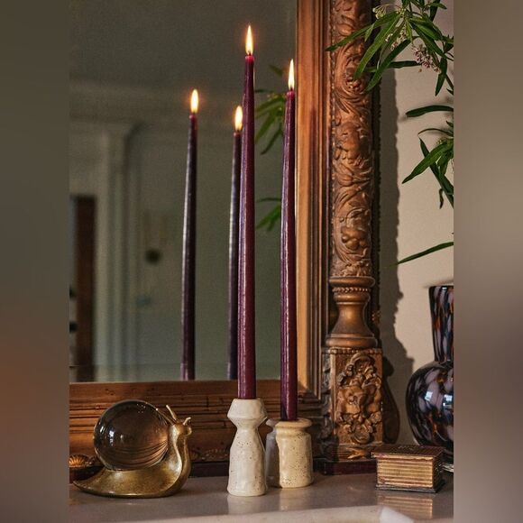 NEW, ANTHROPOLOGIE SUTTON CANDLESTICK HOLDERS! SET OF 2! 🕯️ - Picture 3 of 7